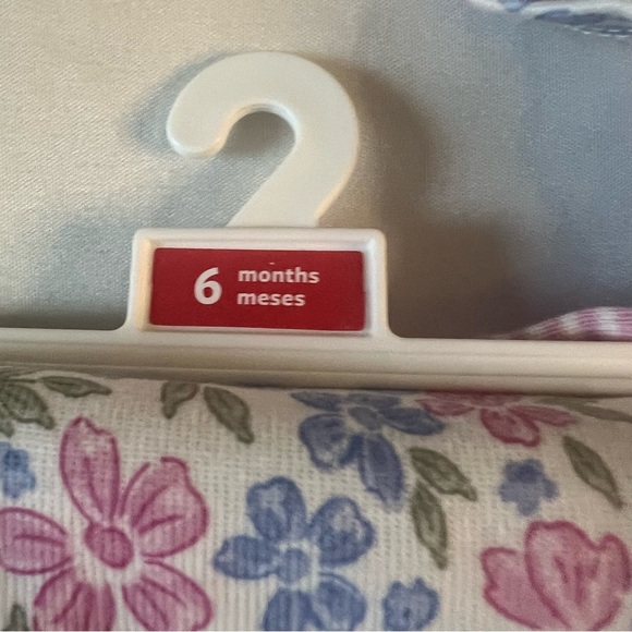 Carter's Blue and Pink Floral Baby Outfit - Picture 3 of 3